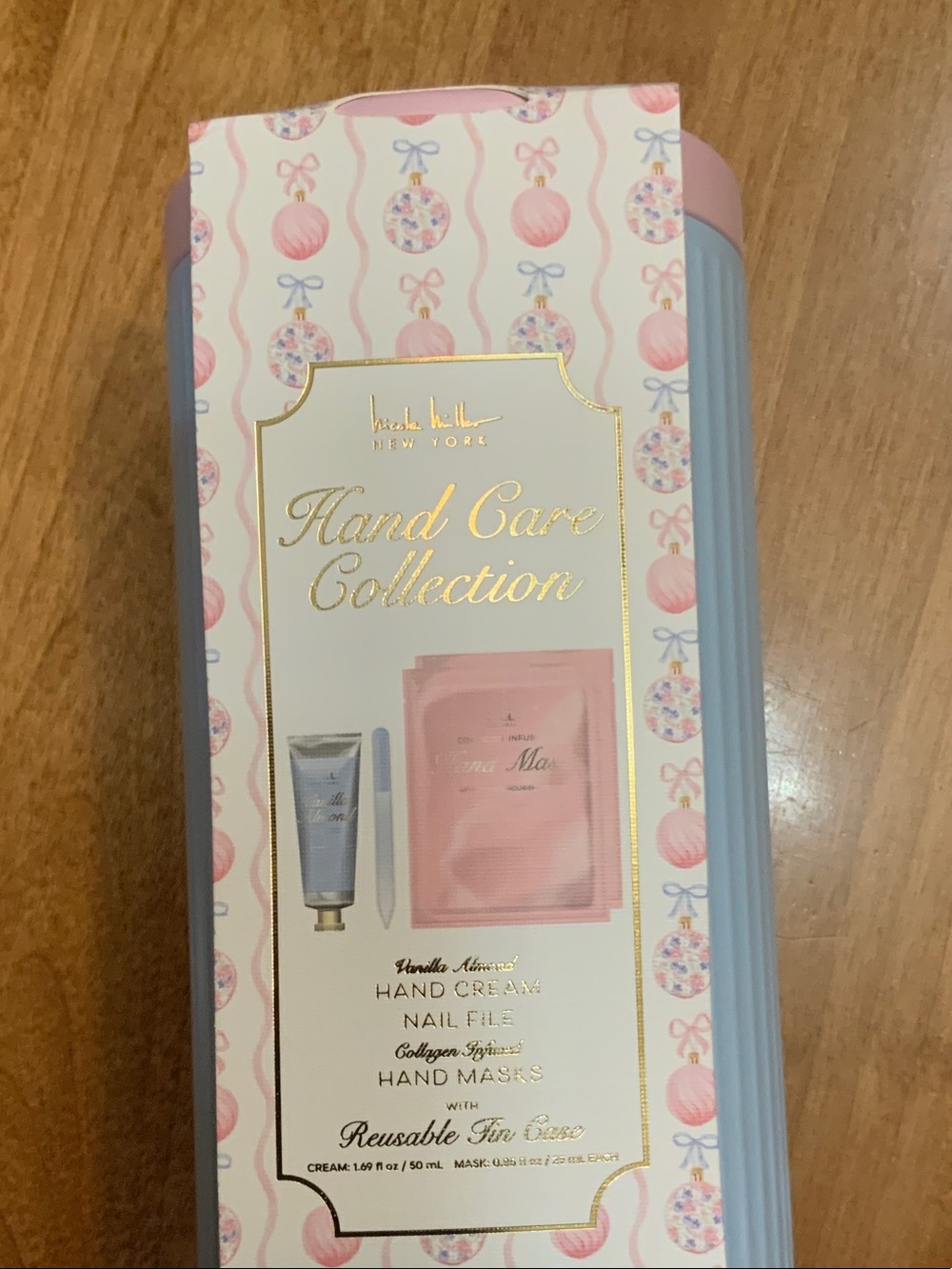 Nicole Miller Pink Hand Care Collection - Hand Cream, Masks & Nail File